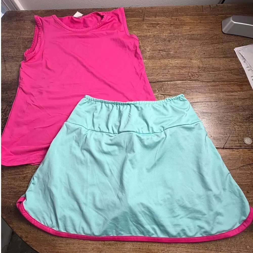 Set Athletics Girl's 2pc Tennis athletic outfit size 11/12‎